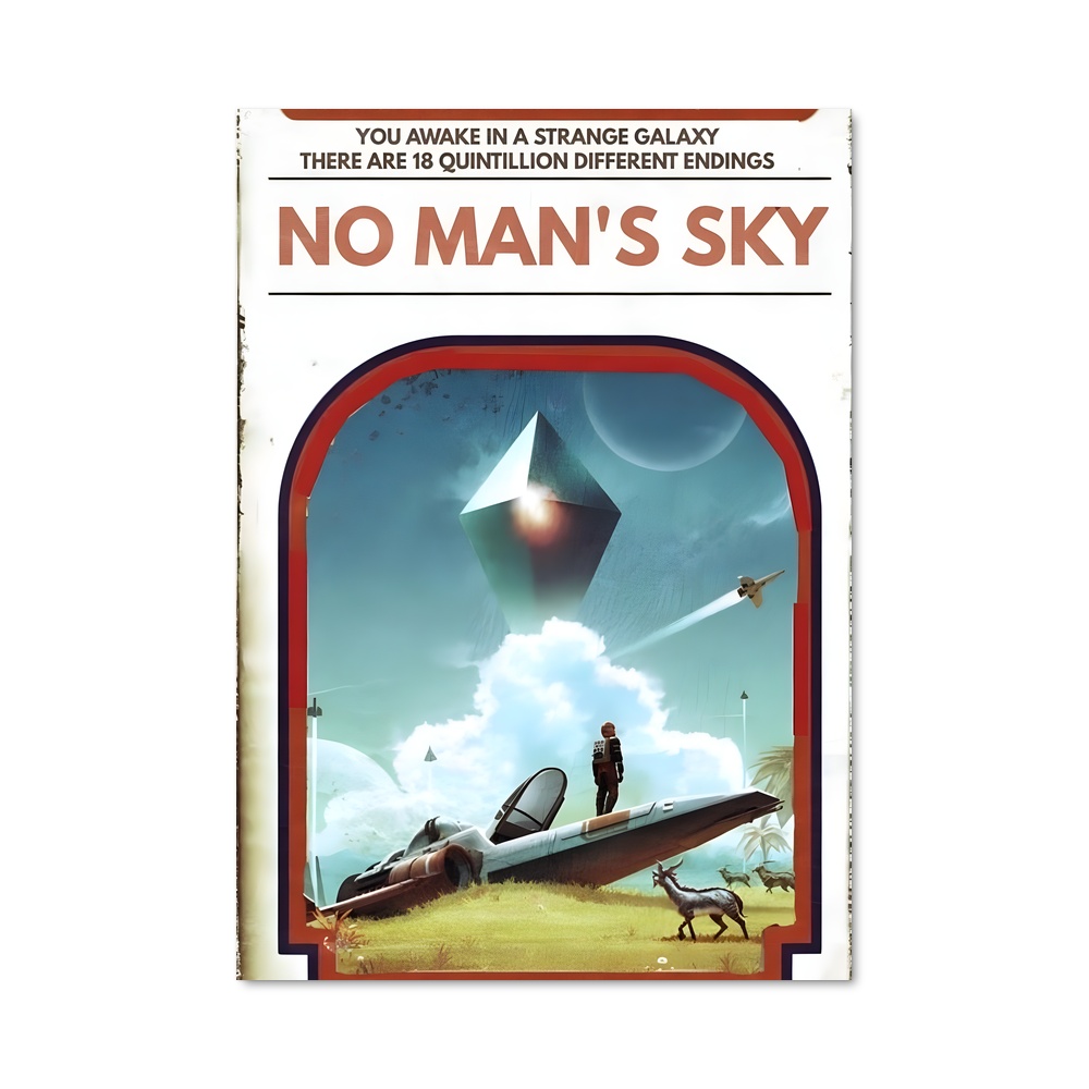 Poster man sky aventureuse